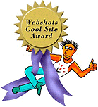 webshots cool site award