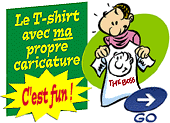 Ma caricature sur T-shirt