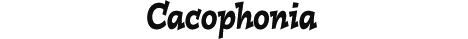 Cacophonia