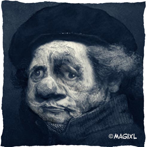 caricature Rembrandt