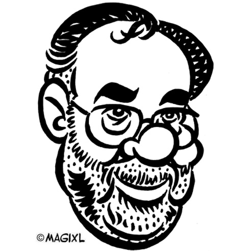 Caricatures of movie directors