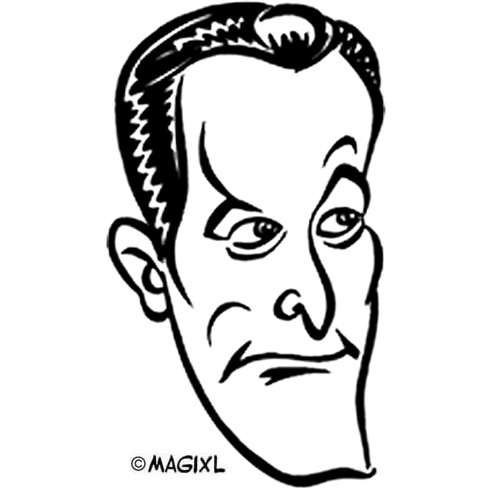 Caricatures of US Movie Actors