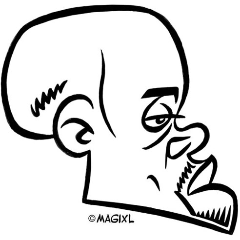 caricature Gary Payton