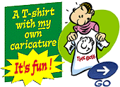 Your caricature on a T-shirt